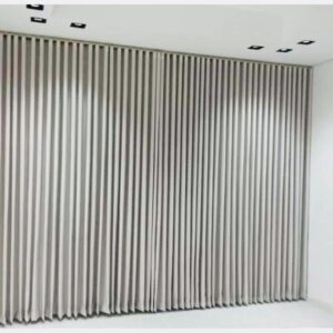 Otaibi Premium Ripple-Fold Curtains – Soft Beige Blackout Panels