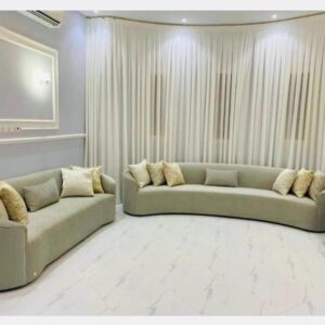 Otaibi Curved Premium Sofa Set – Modern Luxury Round Seating